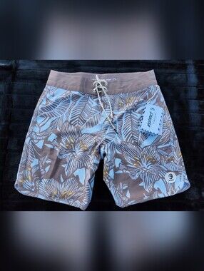 Instinct Durban‎ Boardshort - Seafoam Size 28 New With Tags